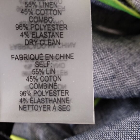 TAHARI Woman Raleigh Jacket Blue and Gray Blazer Size 14  NWT - Picture 14 of 14